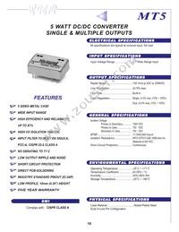MT5-4805SI Datasheet Cover