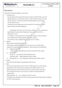 MT5470D-UY Datasheet Page 6