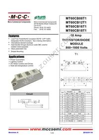 MT60CB16T1-BP Datasheet Cover