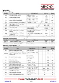 MT60CB16T1-BP Datasheet Page 3