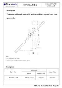 MT7303A-UR-A Datasheet Page 2