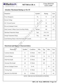 MT7303A-UR-A Datasheet Page 3