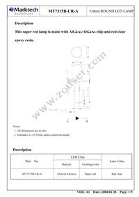 MT7315B-UR-A Datasheet Page 2