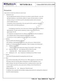 MT7315B-UR-A Datasheet Page 6