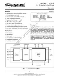 MT8814APR1 Datasheet Cover