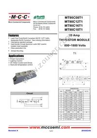 MT90C16T1-BP Datasheet Cover