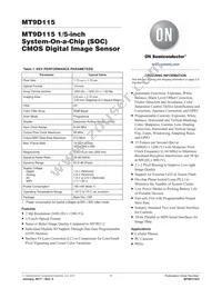 MT9D115W00STCK25AC1-750 Datasheet Cover