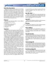 MT9M001C12STC-TP Datasheet Page 9