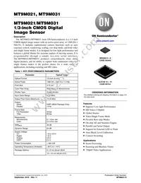 MT9M031I12STC-DPBR1 Datasheet Cover