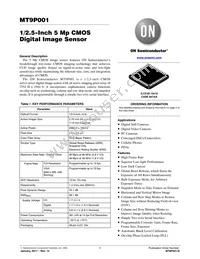 MT9P001I12STC-B-DR Datasheet Cover