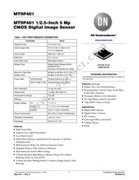 MT9P401I12STC-DP1 Datasheet Cover