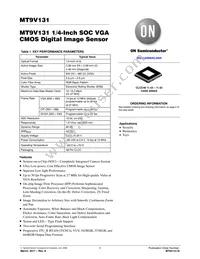 MT9V131C12STC-DR Datasheet Cover