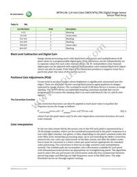 MT9V138C12STC-DR Datasheet Page 23