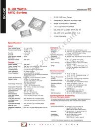 MTC3028D15 Datasheet Cover