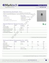 MTD3910N Datasheet Cover