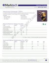 MTE1300-WRC Datasheet Cover