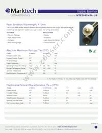 MTE3047M3A-UB Datasheet Cover