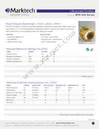 MTE310H33-UV Datasheet Cover