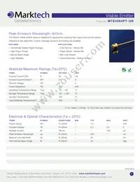 MTE4064PT-UR Datasheet Cover