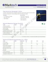 MTE4064W-UR Datasheet Cover