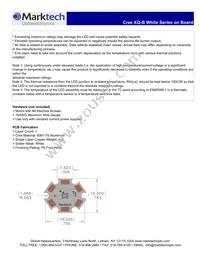 MTG7-001I-XQB00-CW-L053 Datasheet Page 2