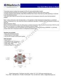 MTG7-001I-XQD00-NW-BEE5 Datasheet Page 2