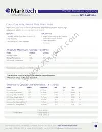 MTLR-WZ700-W Datasheet Cover