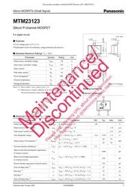 MTM231230L Datasheet Cover