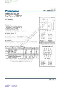 MTM684100LBF Datasheet Cover