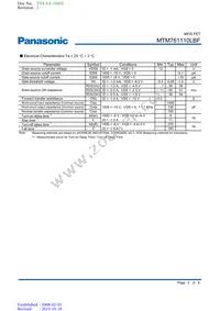 MTM761110LBF Datasheet Page 2