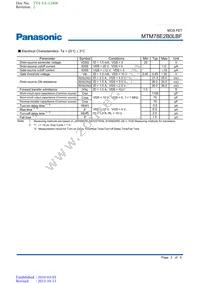 MTM78E2B0LBF Datasheet Page 2