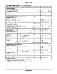 MTP10N10ELG Datasheet Page 2