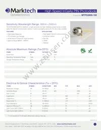 MTPD2600-100 Datasheet Cover