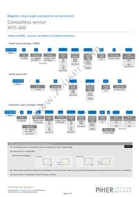 MTS360-2AA-C0002-ERA360-05K Datasheet Page 2