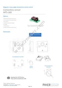 MTS360-2AA-C0002-ERA360-05K Datasheet Page 3