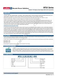 MTU1D1209MC Datasheet Page 3