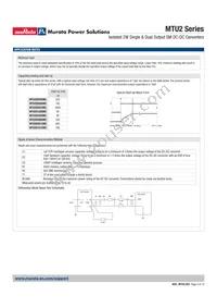 MTU2S2405MC-R Datasheet Page 4