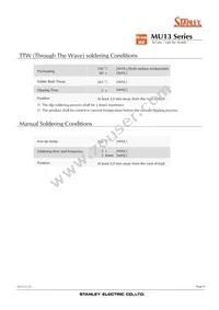 MU13-9102 Datasheet Page 8