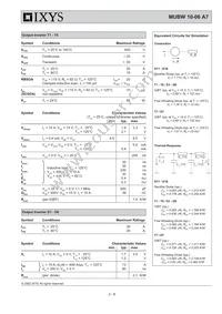 MUBW10-06A7 Datasheet Page 2