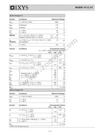 MUBW10-12A7 Datasheet Page 3