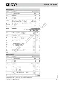 MUBW100-06A8 Datasheet Page 3
