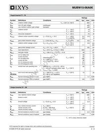 MUBW15-06A6 Datasheet Page 2