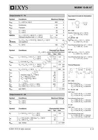 MUBW15-06A7 Datasheet Page 2