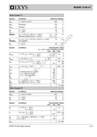 MUBW15-06A7 Datasheet Page 3