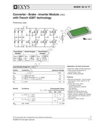 MUBW25-12T7 Datasheet Cover