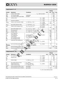 MUBW30-12E6K Datasheet Page 2