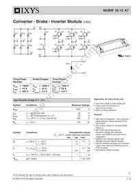 MUBW35-12A7 Datasheet Cover