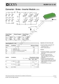 MUBW35-12A8 Datasheet Cover