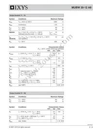 MUBW35-12A8 Datasheet Page 2