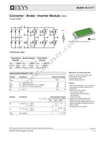 MUBW40-12T7 Datasheet Cover